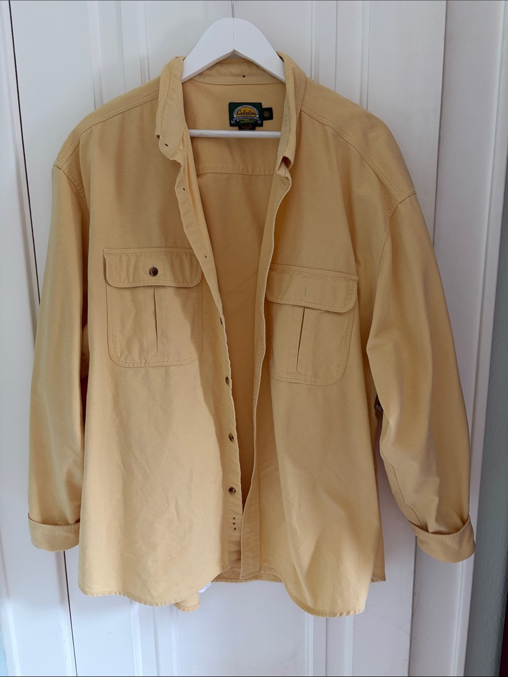 Cabela’s • Men’s Thick Yellow Cotton Workshirt (Size 2XL)